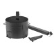 Stove with a diameter of 360 mm with a pipe for a cauldron of 12 liters в Пензе