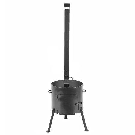 Stove with a diameter of 410 mm with a pipe for a cauldron of 16 liters в Пензе