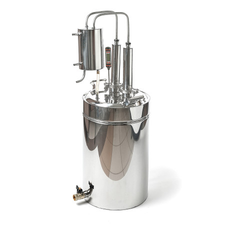 Cheap moonshine still kits "Gorilych" double distillation 20/35/t (with tap) CLAMP 1,5 inches в Пензе