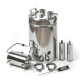 Cheap moonshine still kits "Gorilych" double distillation 10/35/t with CLAMP 1,5" and tap в Пензе