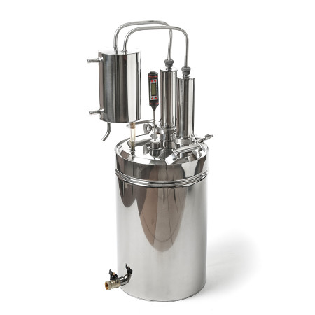 Cheap moonshine still kits "Gorilych" double distillation 10/35/t with CLAMP 1,5" and tap в Пензе